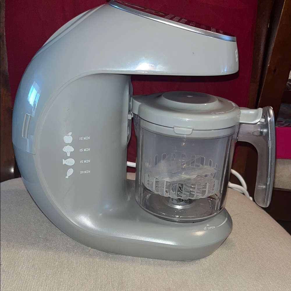 EVLA’s Gray  Food Maker ,Baby Food Processor Blender Grinder Steamer,NEW /no Box